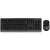Купить клавиатура+мышь беспроводная   a4tech fstyler fg1010s черный
