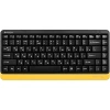 Купить клавиатура+мышь беспроводная a4tech fstyler fg1110 желтый