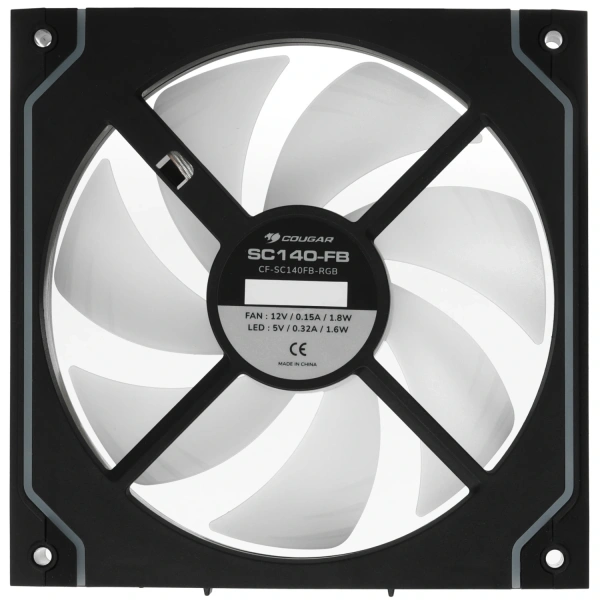 Купить комплект вентиляторов cougar sc140 argb [sc140-fb argb]