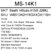 Купить 14" ноутбук msi stealth 14 studio a13ve-226ru белый