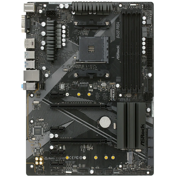 Купить материнская плата asrock b450 pro4 r2.0