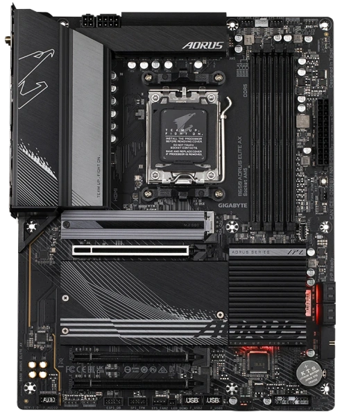 Купить материнская плата gigabyte b650 aorus elite ax