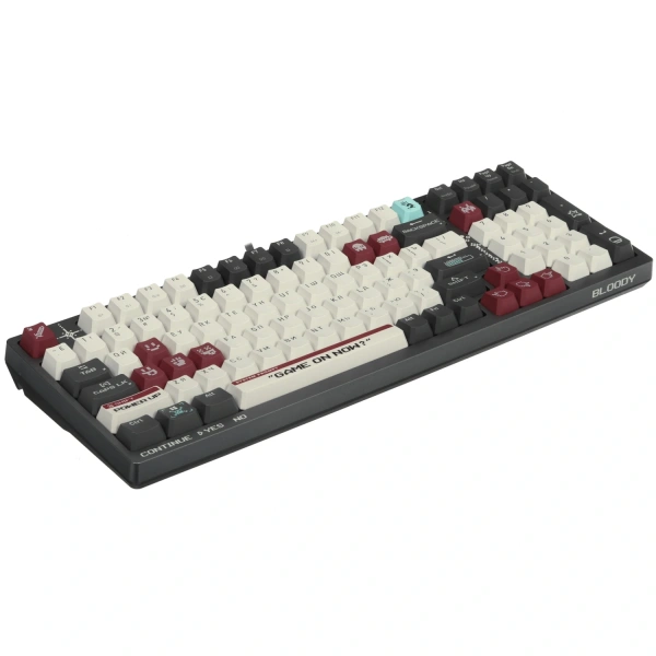 Купить клавиатура проводная a4tech bloody s98 pixels red