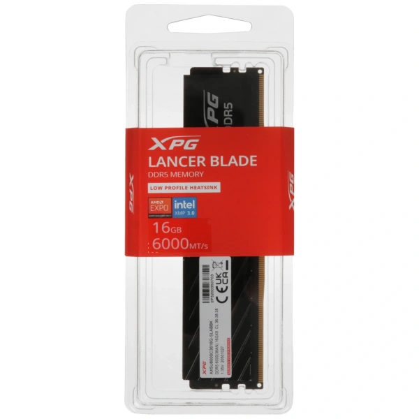 Купить оперативная память adata xpg lancer blade [ax5u6000c3616g-slabbk] 16 гб