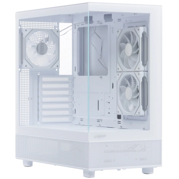 Купить корпус ardor gaming crystal cc1 white  белый