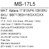 Купить 17.3" ноутбук msi katana 17 b13vfk-1091xru черный
