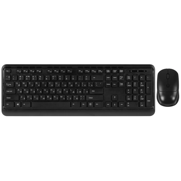 Купить клавиатура+мышь беспроводная   dexp kw-3005bu черный