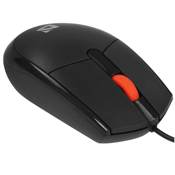 Купить мышь проводная defender delta mm-523 [52523] черный