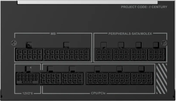 Купить блок питания montech century ii 1050w  серый, черный