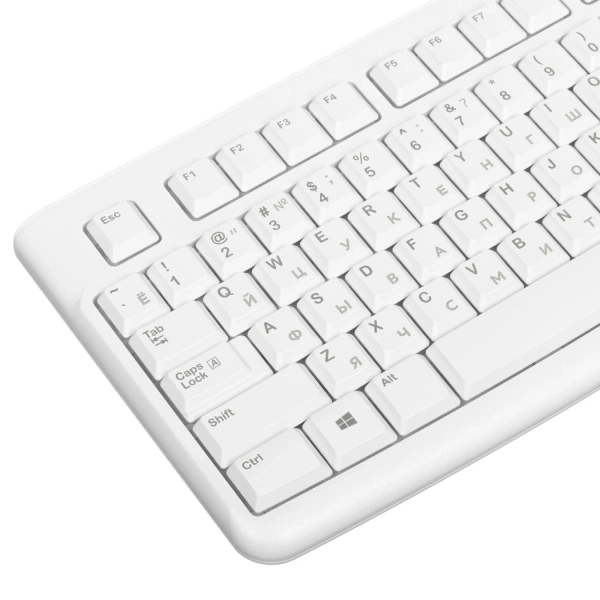 Купить клавиатура+мышь  проводная  logitech desktop mk120 белый