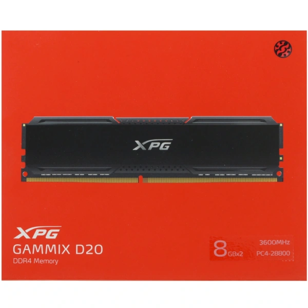 Купить оперативная память adata xpg gammix d20 [ax4u36008g18i-dcbk20] 16 гб