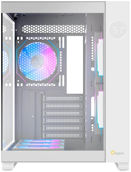 Купить корпус ocypus iota c70 argb [iota-c70-whd600xx-gl] белый
