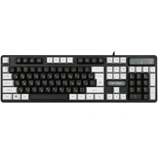 Купить клавиатура проводная defender dark knight gk-077 [45077]