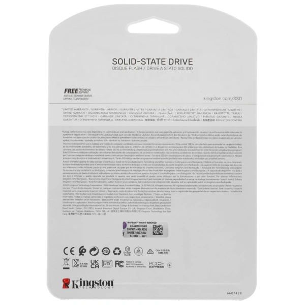 Купить 2000 гб m.2 nvme накопитель kingston kc3000 [skc3000d/2048g]