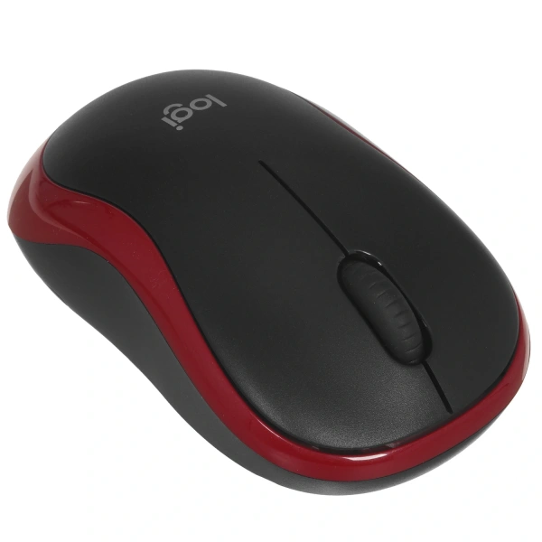 Купить мышь беспроводная logitech m185 red [910-002633] красный