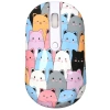 Купить мышь беспроводная dexp wm-311wu many cats  разноцветная