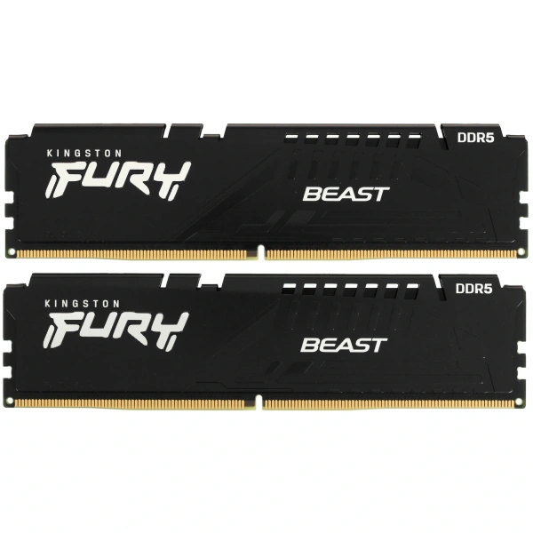 Купить оперативная память kingston fury beast black [kf556c40bbk2-32] 32 гб