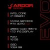 Купить 17.3" ноутбук ardor gaming evo e17-i7nd401 черный