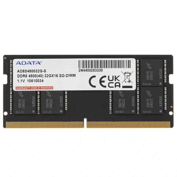 Купить оперативная память sodimm adata [ad5s480032g-s] 32 гб