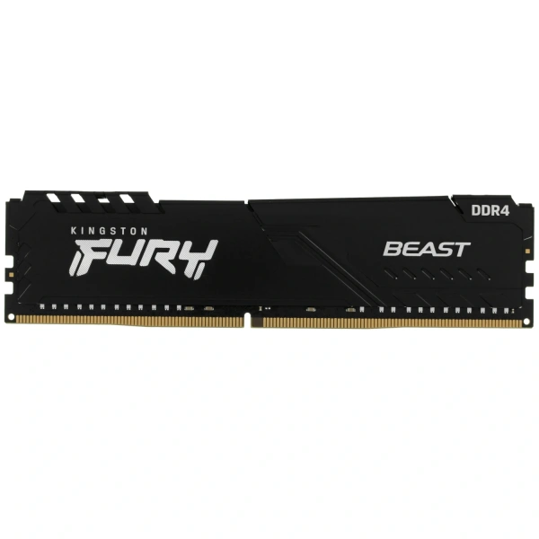 Купить оперативная память kingston fury beast black [kf432c16bb/32] 32 гб
