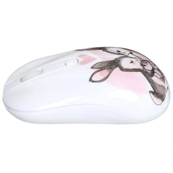 Купить мышь беспроводная dexp wm-311wu rabbits  белый