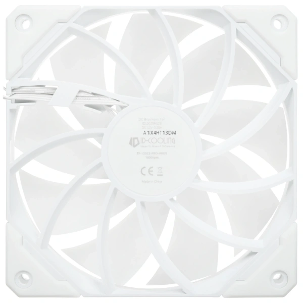 Купить комплект вентиляторов id-cooling tf series [tf-12025-pro-argb-white trio]