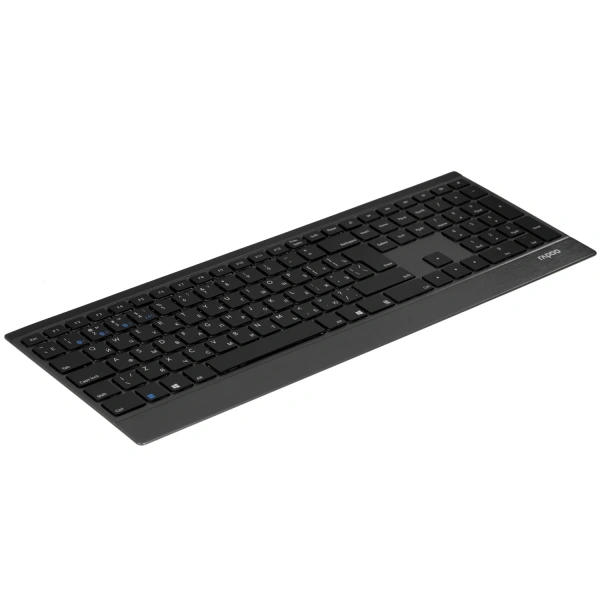 Купить клавиатура+мышь беспроводная   rapoo 9500m черный