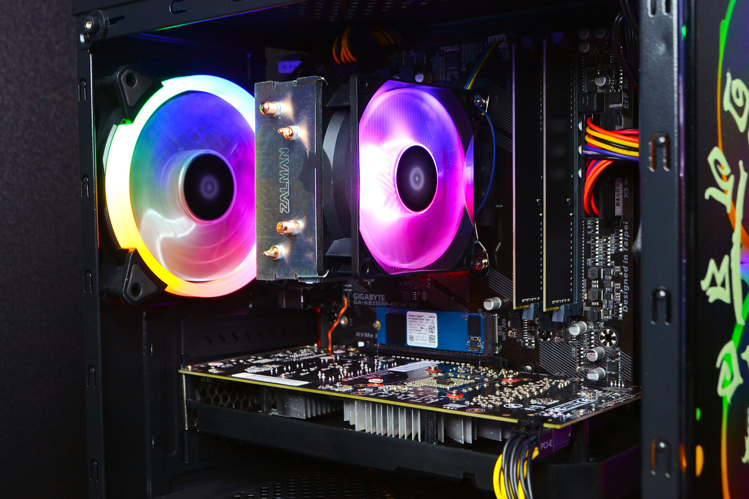 Компьютер AMD Ryzen 5 1600, nVidia GeForce GTX 1060 6GB