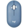 Купить мышь беспроводная logitech pebble m350 [910-006655] синий