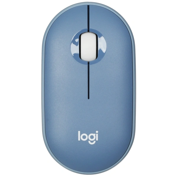 Купить мышь беспроводная logitech pebble m350 [910-006655] синий