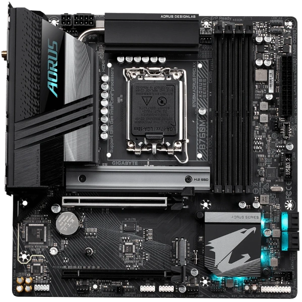 Купить материнская плата gigabyte b760m aorus pro ax