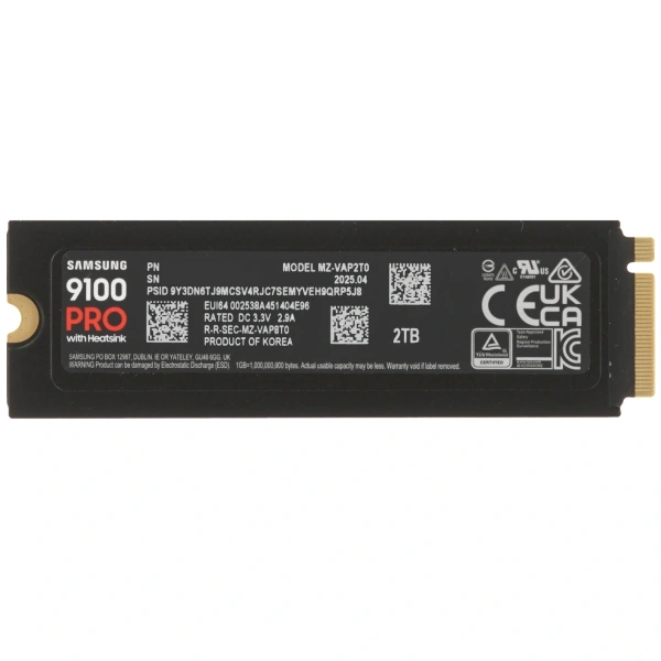 Купить 2000 гб m.2 nvme накопитель samsung 9100 pro [mz-vap2t0cw]