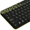 Купить клавиатура+мышь беспроводная logitech mk240 nano black черный
