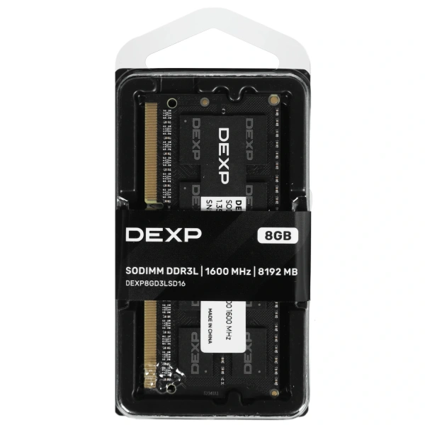 Купить оперативная память sodimm dexp [dexp8gd3lsd16] 8 гб