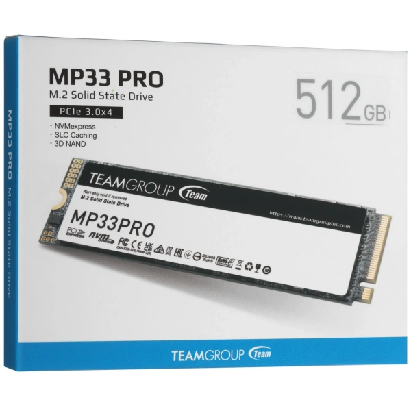 Купить 512 гб m.2 nvme накопитель teamgroup mp33 pro [tm8fpd512g0c101]