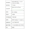 Купить 15.6" ноутбук tecno megabook t15da серебристый