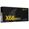 Купить клавиатура проводная + беспроводная attack shark x68he pro [asx68heprocontourlinewhite]