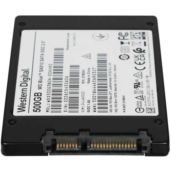 Купить 500 гб 2.5" sata накопитель wd blue sa510 [wds500g3b0a]