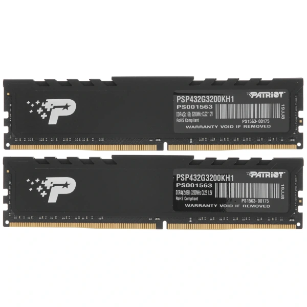 Купить оперативная память patriot signature line premium [psp432g3200kh1] 32 гб