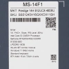 Купить 14" ультрабук msi prestige 14h b12ucx-485ru серебристый