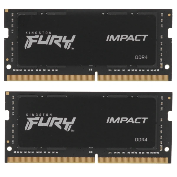 Купить оперативная память sodimm kingston fury impact [kf432s20ibk2/64] 64 гб