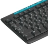 Купить клавиатура+мышь беспроводная   logitech wireless combo mk275 черный