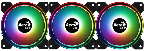 Купить комплект вентиляторов aerocool saturn 12f argb pro 3 pcs + hub