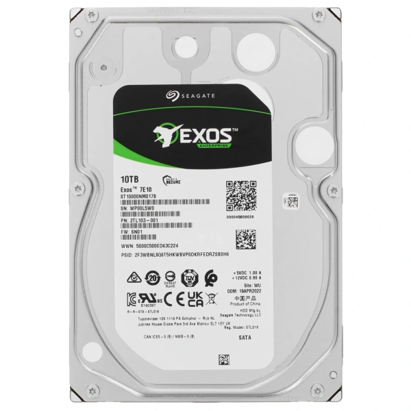 Купить 10 тб жесткий диск seagate exos 7e10 [st10000nm017b]