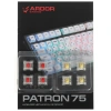 Купить клавиатура проводная + беспроводная ardor gaming patron 75 [ag-zd-pa83gy-bl-hs-g-sub]