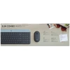 Купить клавиатура+мышь беспроводная   logitech slim wireless desktop mk470 черный