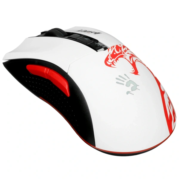 Купить мышь беспроводная a4tech bloody r90 plus naraka  белый