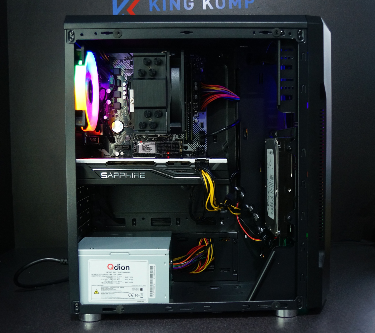 Компьютер AMD Ryzen 5 3500X, AMD Radeon RX 570