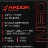 Купить 15.6" ноутбук ardor gaming neo g15-i5nd314 черный