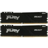 Купить оперативная память kingston fury beast black [kf432c16bbk2/32] 32 гб